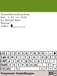 Screenshot 3- Terminal Emulation